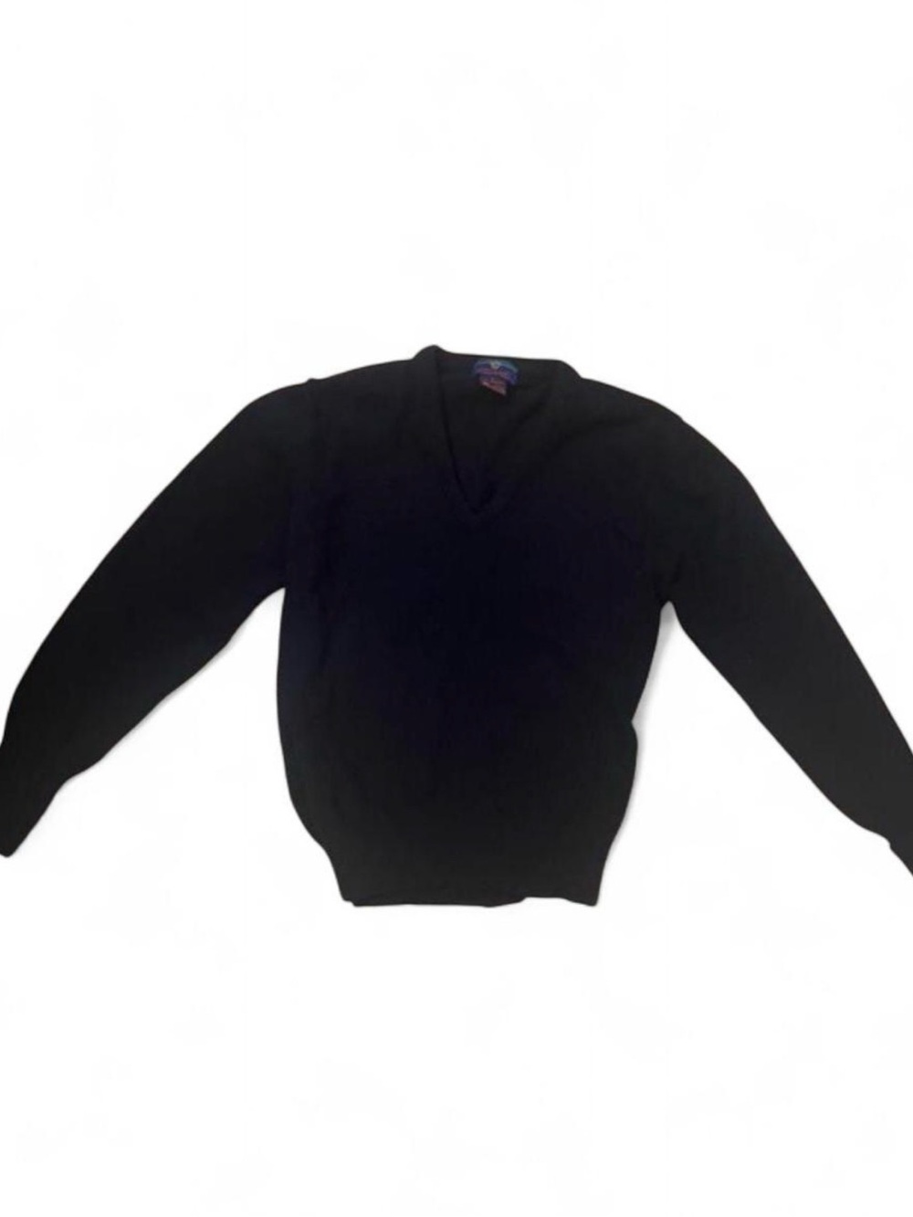 Vintage Woodward Grandpa V-Neck 90s Navy Women’s Sweater Size Small